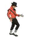 Boys Red Michael Jackson Military Jacket  80s Costumes Halloween 