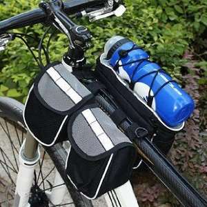  new cycling bike bicycle front tube bag with cover Sports 