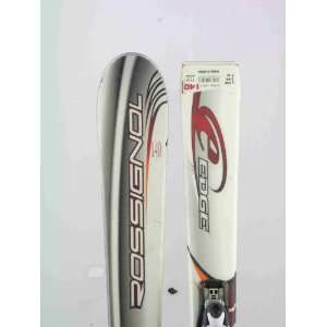  Used Rossignol JR Edge Bold Kids Snow Skis with Rossignol 