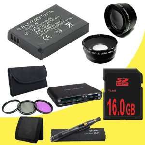  Angle Lens + 2x Telephoto Lens + SDHC Card USB Reader + Memory Card 