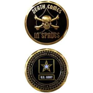 United States Military US Armed Forces Army Star Logo w/ Skull & Black 