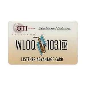  Collectible Phone Card 3m WLOQ Radio (103.1 FM) Listener 