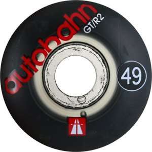   GTR 2 49mm Black/Clear Skateboard Wheels (Set of 4)