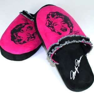  Marilyn Monroe Black and Pink Slippers 