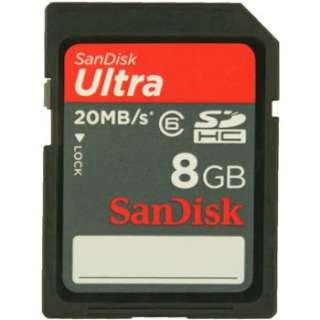 SanDisk Ultra SDHC Class 6 20MB/s 8GB Genuine SD Card  