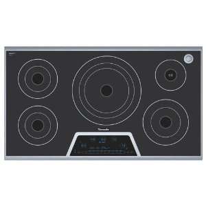   Thermador  CES365FS 36 Masterpiece Electric Cooktop Black Appliances