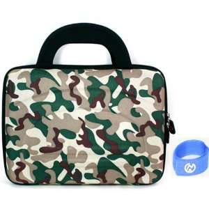 COBY TFDVD9109 9 Portable DVD Player Case Green Camouflage Hard Shell 