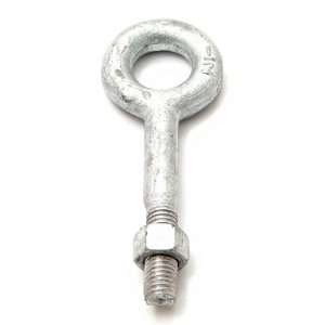   Machine Eye bolt with Nut with 3 1/4 Inch Overall Length, Hot Dipped
