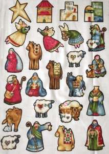 Advent calendar Good Tidings Fabric Panel for Quilting & Sewing 