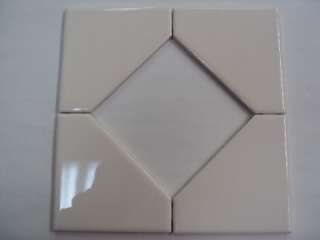 biscuit tan tile w/ 4 diamond cut out 10  