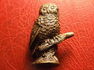 Owl Bird Bronze Animal Sculpture Figurine Statue Figure  