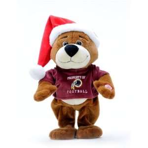  Washington Redskins NFL Animated Dancing Holiday Bear 
