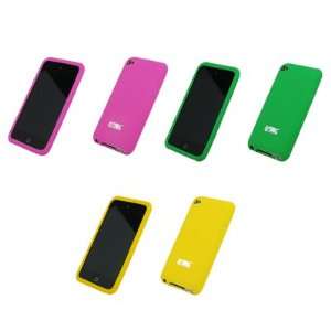   Cases (Hot Pink, Neon Green, Yellow) for Apple iPod Touch 4 Gen