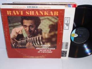 RAVI SHANKAR In Concert LP World Pacific ST 1421 NM  