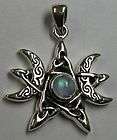 Moon Goddess Moonstone Necklace amulet Wiccan  