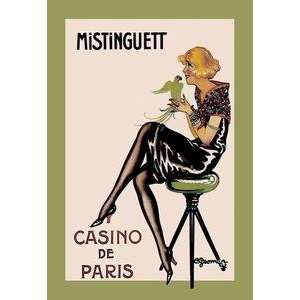  Vintage Art Mistinguett   Casino de Paris   01474 1