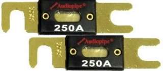 AUDIOPIPE ANL 250 AMP GOLD PLATED FUSES   