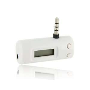  Mini Audio FM Transmitter + Car Cigarette Charger Adapter 