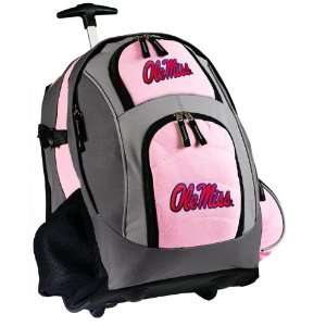  Rolling Backpack Deluxe Pink University of Mississippi   Backpacks 