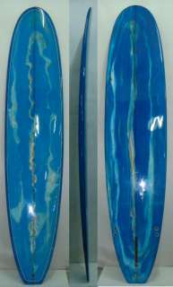 Quality 90 Blue Marble Fiberglass Longboard Surfboard  