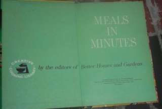 Vintage Cookbooks Hard Covered Better Home and Gardens  