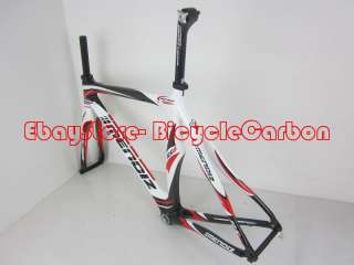   58CM FULL CARBON FRAME,FORK,SEATPOST,CLAMP ,Headsets IN Painted  
