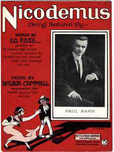 BLACK MEMORABILIA Sheet Music Los Angeles CA 1912  