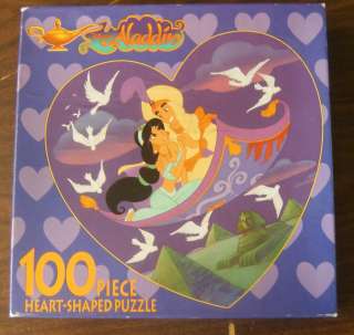   100 Piece Heart Shaped Parker Brothers Jigsaw Puzzle New Sealed  