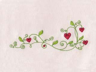 Valentine Flowers Borders Machine Embroidery Designs  