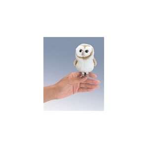  Plush Barn Owl Mini Finger Puppet By Folkmanis Puppets 