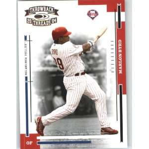  Throwback Threads #158 Marlon Byrd   Philadelphia Phillies (Baseball 