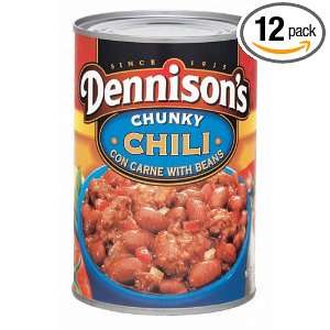 Dennisons Chunky Chili With Bean, 15 Ounce Units (Pack of 12)  
