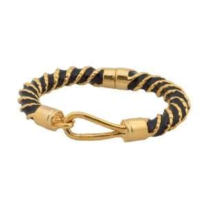   Leigh   Eternity Bracelet   Black gold plated: Rachel Leigh: Jewelry
