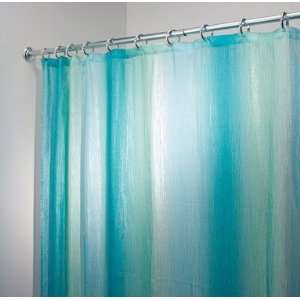   35804 Ombre Design Shower Curtain 72x72, Blue & Green (Pack of 2