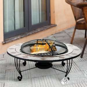 Blue Rhino WAD506AS Mosaic Tile Firebowl Fire Pit, Stainless