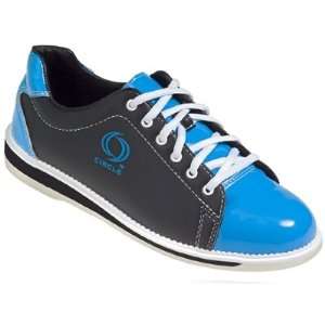    Rio Unisex Black / Blue Glossy Bowling Shoe: Sports & Outdoors