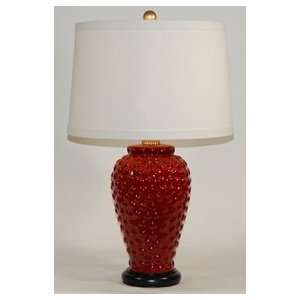 Bradburn Gallery Menagerie Red Porcelain Table Lamp