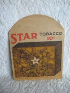 Vtg L&M Star Tobacco Paper Pouch Bag 10 Cnt Cigarette  