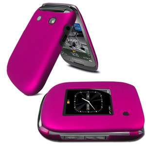 For SPRINT Blackberry Style 9670 CELL PHONE SOLID PINK PLASTIC SKIN 