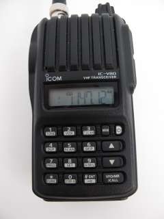 Icom IC V80 VHF Transceiver Includes BC 192 Charging Base  