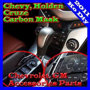 GM Chevy Holden Cruze Premium 3D Carbon Panel Decals Sticker [Indie 