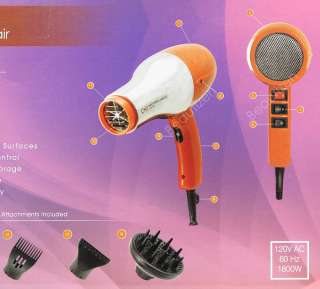 CHI Deep Brilliance Orange Flat Iron & Hair Dryer SET  