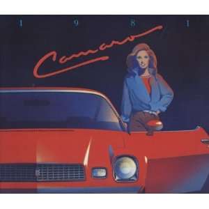  1981 Chevrolet Camaro Z28 Sales Brochure Catalog 