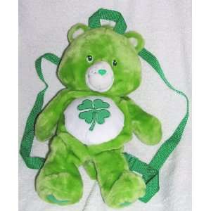 Care Bears 16 Plush Good Luck Bear Backpack Bag: Toys 
