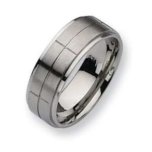  Stainless Steel 8mm Satin and Polished Band SR29 11.5 