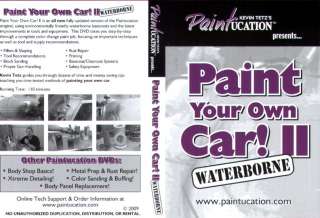 How To PAINT YOUR OWN CAR Automotive/Auto/Spray Gun DVD  