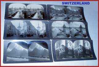 ITALY   FRANCE   SWITZERLAND KEYSTONE 300 Stereoview Card Collection w 