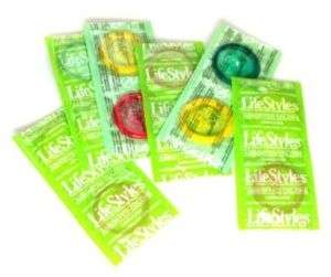 Lifestyles Assorted Colors Condoms   100 Pack  