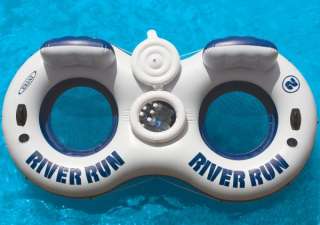   River Run II 2 Person Water Tube Float w/ Cooler 078257588275  