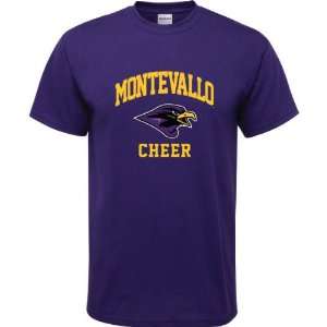   Montevallo Falcons Purple Youth Cheer Arch T Shirt